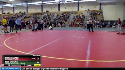 174 lbs Cons. Semi - Jose Laguna, Ellsworth Community College vs Sam Schwabe, Wisconsin-La Crosse