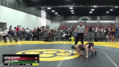 55 lbs Round 3 (8 Team) - Jacob Graber, POWA (CO) vs Lucas Schuman, Mat Assassins (PA)