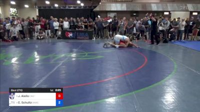 92 kg Cons Semis - Jonathan Aiello, Cavalier Wrestling Club / TMWC vs Eric Schultz, Sunkist Kids Wrestling Club