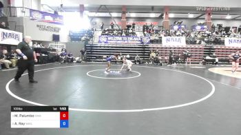 109 lbs Semifinal - Mia Palumbo, Iowa Wesleyan vs Asia (Oviance) Ray, Wayland Baptist