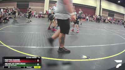 75 lbs Quarterfinal - Matteo Danise, Steel Valley Renegades vs Nicholas Corcoran, Missouri Outlaws