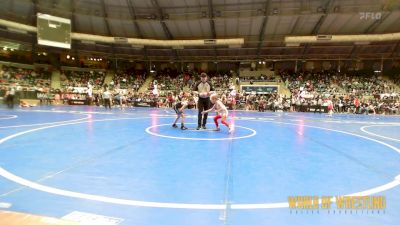 58 lbs Consi Of 32 #2 - Turk Hockett, Caney Valley Wrestling vs Boone Miller, Brawlers Wrestling Club KS