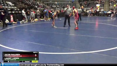 112 lbs Cons. Round 4 - Landry Larsen, The Best Wrestler vs Jacob Fahlgren, Tonganoxie Wrestling Club