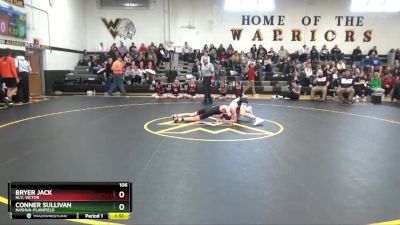 106 lbs Quarterfinal - Bryer Jack, HLV, Victor vs Conner Sullivan, Nashua-Plainfield