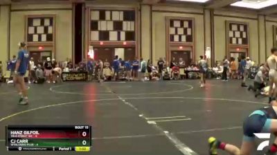 130 lbs Round 5 (6 Team) - CJ Carr, Wyalusing Plus vs Hanz Gilfoil, Yale Street WC