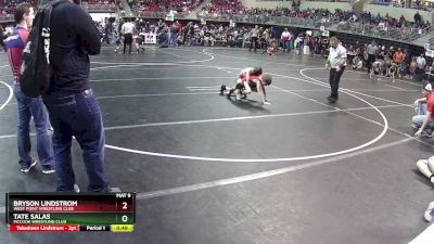 60 lbs Cons. Round 1 - Bryson Lindstrom, West Point Wrestling Club vs Tate Salas, McCook Wrestling Club