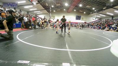 37 lbs Quarterfinal - Kottyn Greer, Salina Wrestling Club vs Greyson Summitt, Newkirk Takedown Club