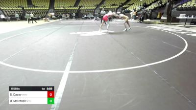 165B lbs Rr Rnd 1 - Seamus Casey, Unattached-Wyoming vs Brett McIntosh, Wyoming