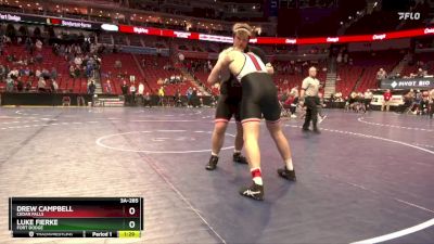 3A-285 lbs Quarterfinal - Luke Fierke, Fort Dodge vs Drew Campbell, Cedar Falls