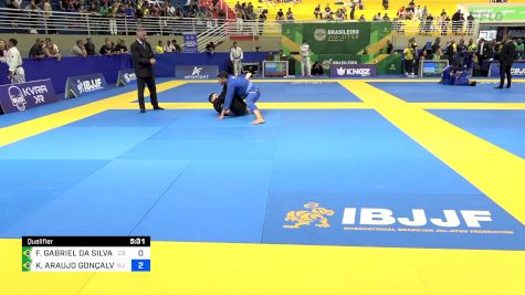 FRANCISCO GABRIEL DA SILVA MAIA vs KAYKY ARAUJO GONÇALVES 2024 Brasileiro Jiu-Jitsu IBJJF