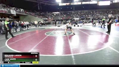 160 lbs Semifinal - Cade White, Meridian vs Benjamin Larson, Hermiston HS