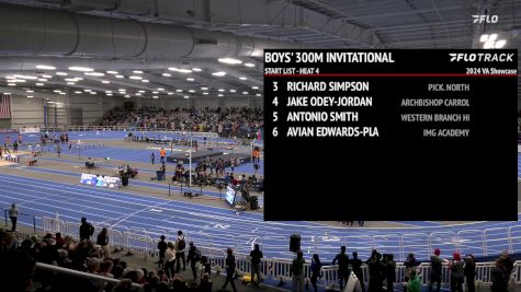 High School Boys' 300m Invitational , Finals 4