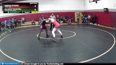 151-151 lbs Round 3 - Adrian Rogers, Arbor View vs Ricardo Wilburn, Cimarron Memorial