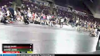 65 lbs Round 3 (4 Team) - Lealani Valdez, CO All Star vs Daphney Gomez, Arizona Girls Wrestling