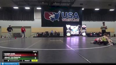 67 lbs Quarterfinal - Grady Glowacki, B.A.M. Training Center vs Kasen Karl, Greater Heights Wrestling