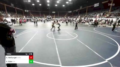 109 lbs Quarterfinal - Alex Herburger, Duran Elite vs Aj Eden, Top Fuelers WC