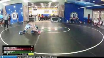 120 lbs Round 1 (8 Team) - Jayden Morris, Roundtree Wrestling Academy vs Austin Nappi, North Port