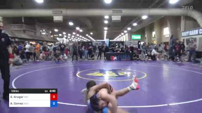 106 lbs Cons 16 #2 - Sloane Kruger, Mat Demon Wrestling Club vs Adriana Gomez, Arizona Girls Wrestling