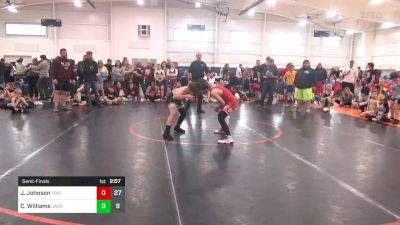 95 lbs Semifinal - Joey Johnson, Tristate Elite vs Case Williams, Jacket Wrestling Club