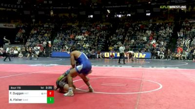 285 lbs Round Of 32 - Francis Duggan, Iowa State vs Araad Fisher, Duke