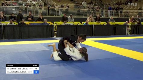 KELLY CHRISTINE LELEUX vs MACKENZIE JEANNE JUREKOVIC 2024 Pan Jiu Jitsu IBJJF Championship