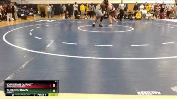 285 lbs 7th Place Match - Sheldon Davis, Averett vs Christian Quandt, Springfield College