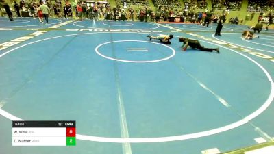 64 lbs Quarterfinal - Willie Wise, Pin-King All Stars vs Colten Nutter, Pryor Tigers