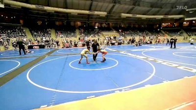 83 lbs 2nd Place - Preston Plunk, Coweta Tiger Wrestling vs Benjamin Fisher, Salina Wrestling Club