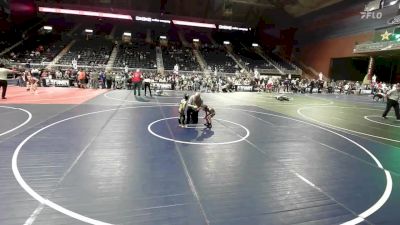 37 lbs Quarterfinal - Erik Polson, Thermopolis WC vs Axton Fouts, Ridge WC