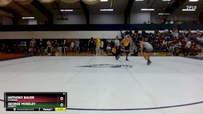 184 lbs Champ. Round 2 - George Moseley, Averett vs Anthony Bauer, Alvernia