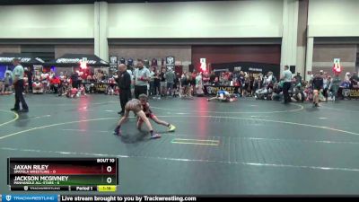 72 lbs Round 4 (6 Team) - Jaxan Riley, Spatola Wrestling vs Jackson McGivney, Panhandle All-Stars