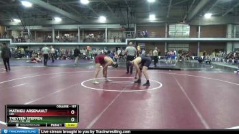 197 lbs 3rd Place Match - Mathieu Arsenault, Coe vs Treyten Steffen, Cornell College