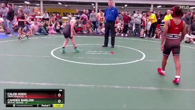 84 lbs Round 7 (8 Team) - Camden Barlow, Revival Orange vs Caleb Hodo, Terps Xpress ES