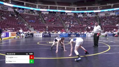 107 lbs Round Of 32 - Connor Lagier, West Scranton vs Alexander Diaz, Council Rock No