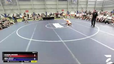 100 lbs Semis & 3rd Wb (16 Team) - Symon Woods, Illinois vs Ben Ziola, Team Nebraska