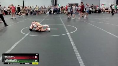 88 lbs Round 1 (4 Team) - Nico Emili, Team Gotcha vs Logan Barry, Terps Northeast MS