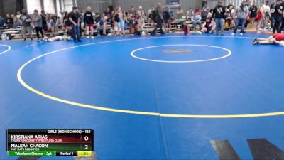 125 lbs Round 2 - Kirstiana Arias, Thurston County Wrestling Club vs Maleah Chacon, Mat Rats Rebooted