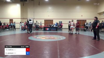 92 kg Rnd Of 16 - David Calkins, Delta Wrestling Club vs Kaleb Jackson, New Jersey