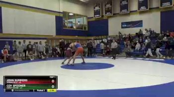 197 lbs Semis & Wb (16 Team) - Coy Spooner, Coast Guard vs John Summers, Springfield