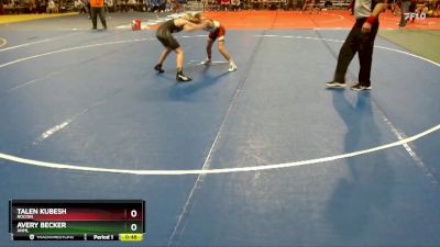 115 lbs Cons. Round 2 - Talen Kubesh, Rocori vs Avery Becker, ANML