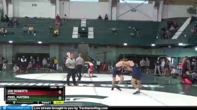 157 lbs Cons. Round 4 - Fidel Mayora, Michigan vs Joe Roberts, Illinois