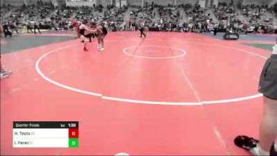 170 lbs Quarterfinal - Hunter Testa, NC vs Isael Perez, RI