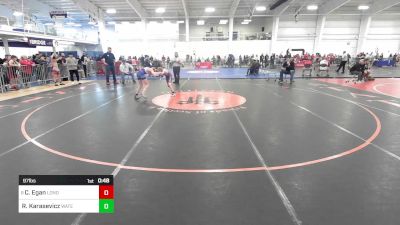 97 lbs Consi Of 4 - Colin Egan, Londonderry vs Reily Karasevicz, Waterford, CT