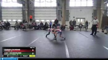 72 lbs Finals (2 Team) - Tanner Cochrane, Team Ohio vs Cody Householder, Railroad City Riders