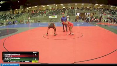 128 lbs Finals (2 Team) - Nevaeha Florez, Coquille vs Hunter Conway, Dayton