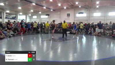 108 lbs Pools - Tommy Gretz, Team Gotcha vs Bennet Palmeri, Superior W.A. (NY)