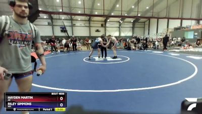 215 lbs Cons. Semi - Hayden Martin, AK vs Riley Simmons, WA