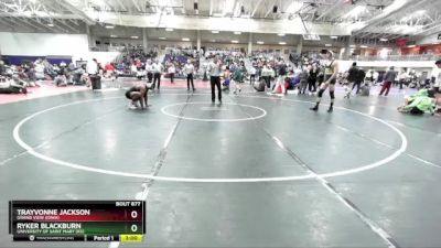 197 lbs Cons. Semi - Trayvonne Jackson, Grand View (Iowa) vs Ryker Blackburn, University Of Saint Mary (KS)