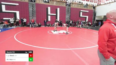 165 lbs Round Of 16 - Jack Reed, Carver vs Nate Hsu, Norwood