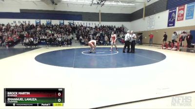 195 lbs Quarterfinal - Brock Martin, Riverside vs Emannuel Lanuza, Cashmere